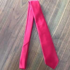 Bold Red Necktie. Perfect for the Holidays!